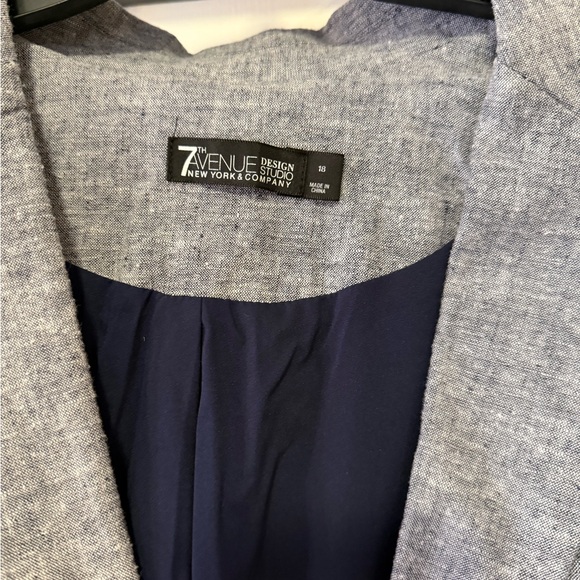 New York & Company Women's Heather Gray Blazer - Picture 2 of 4